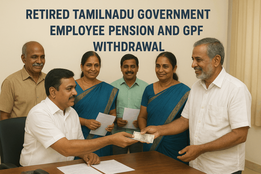 Pension and GPF Withdrawal Tamil